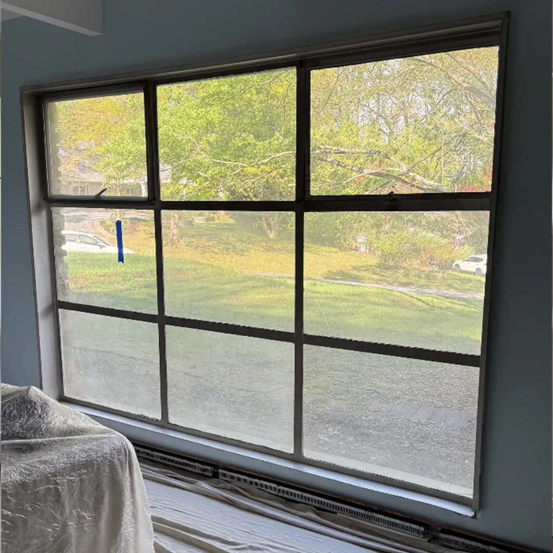 Large living room window before replacement