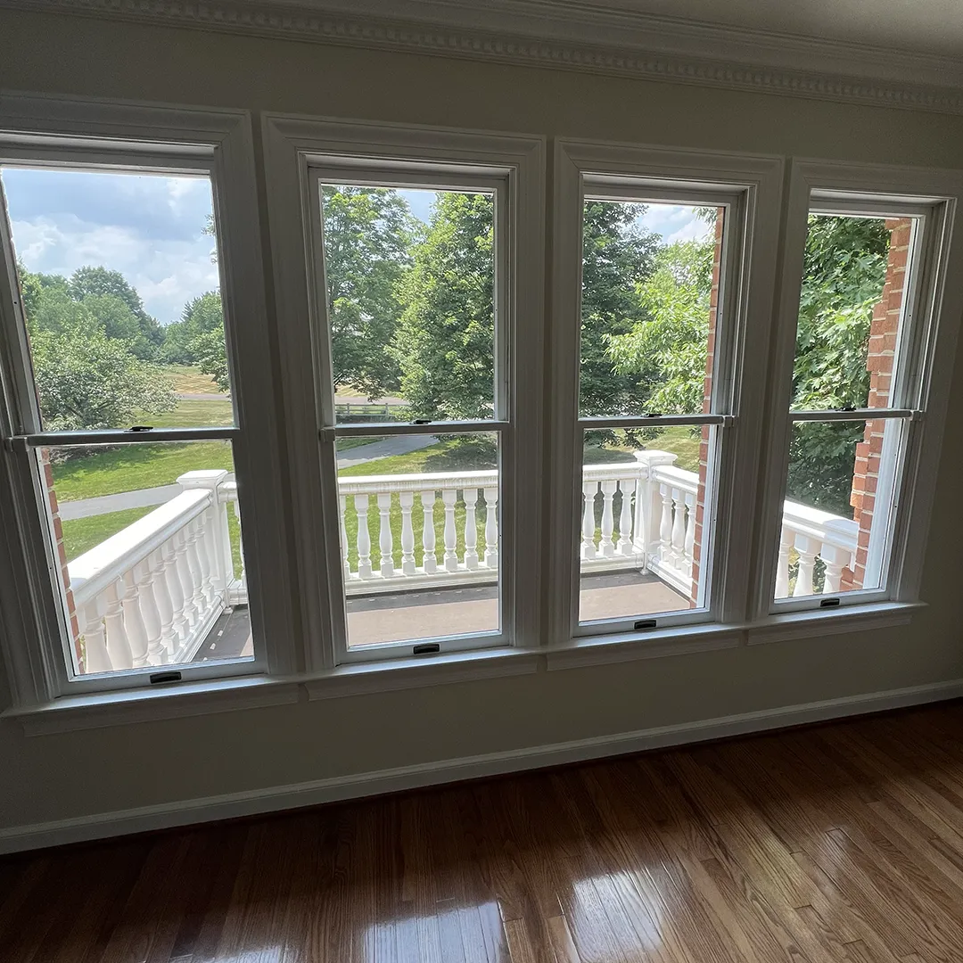 Dining room window set before replacement