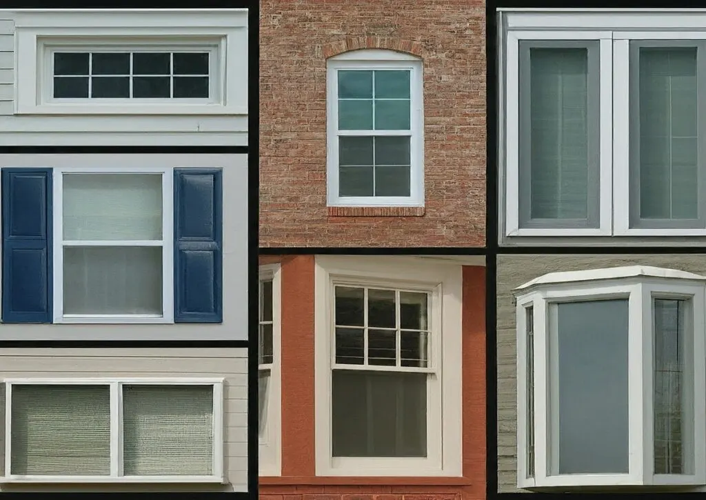 Different popular replacement window styles