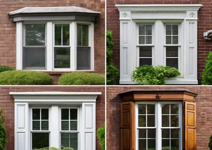 Different replacement window frame materials