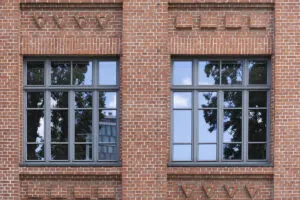 High quality replacement window glass detail