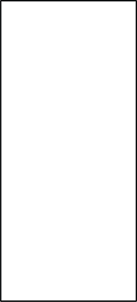 Legacy steel entry door style 001 panel sketch