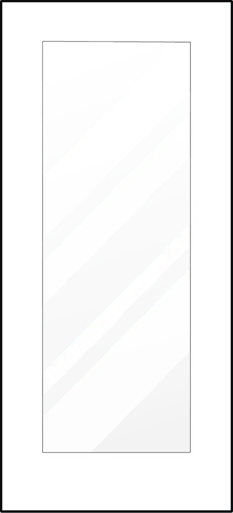 Legacy steel entry door style 460-1 panel sketch