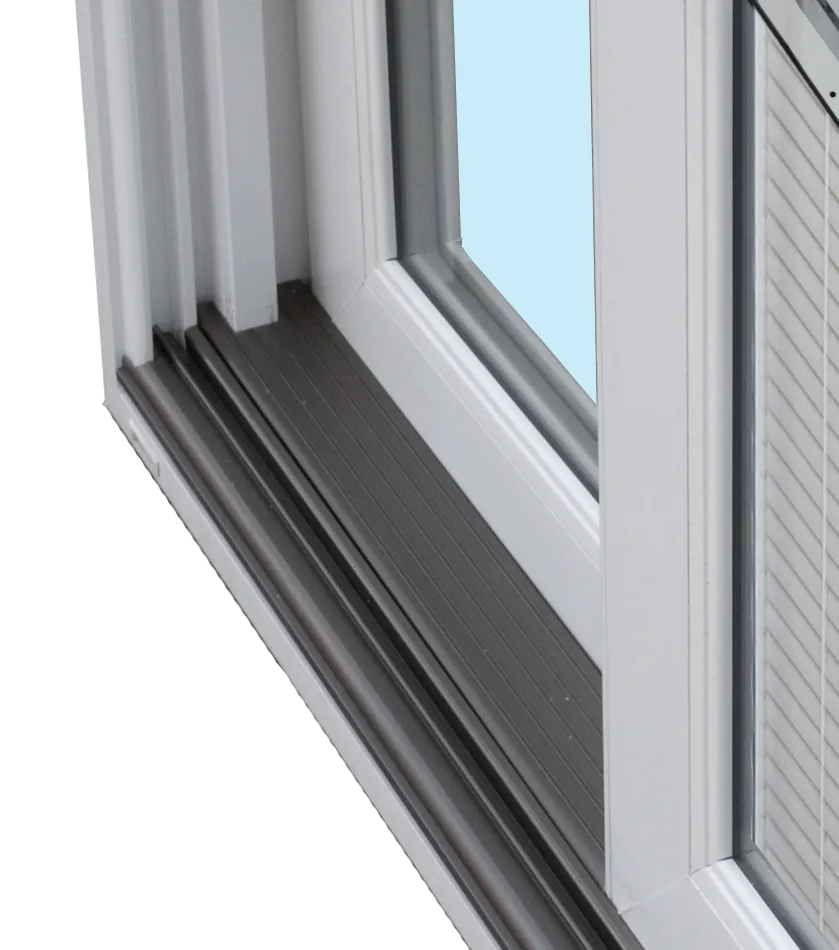 OKNA aluminum patio door track and threshold