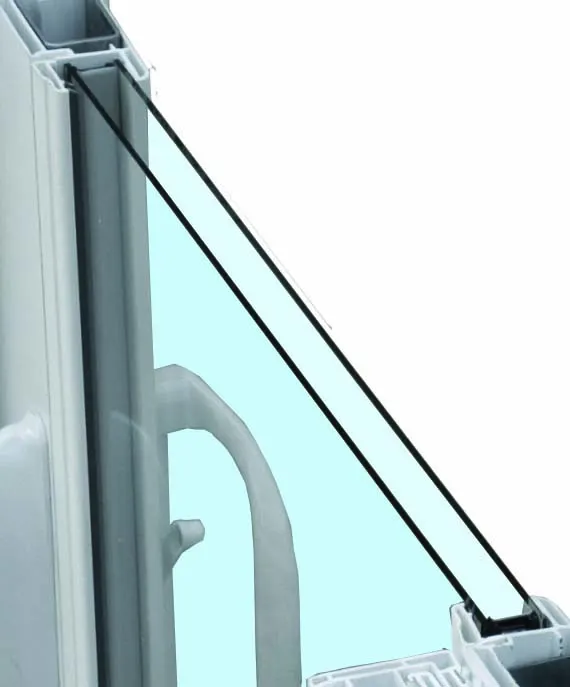 OKNA HeatSeal patio door glass unit detail