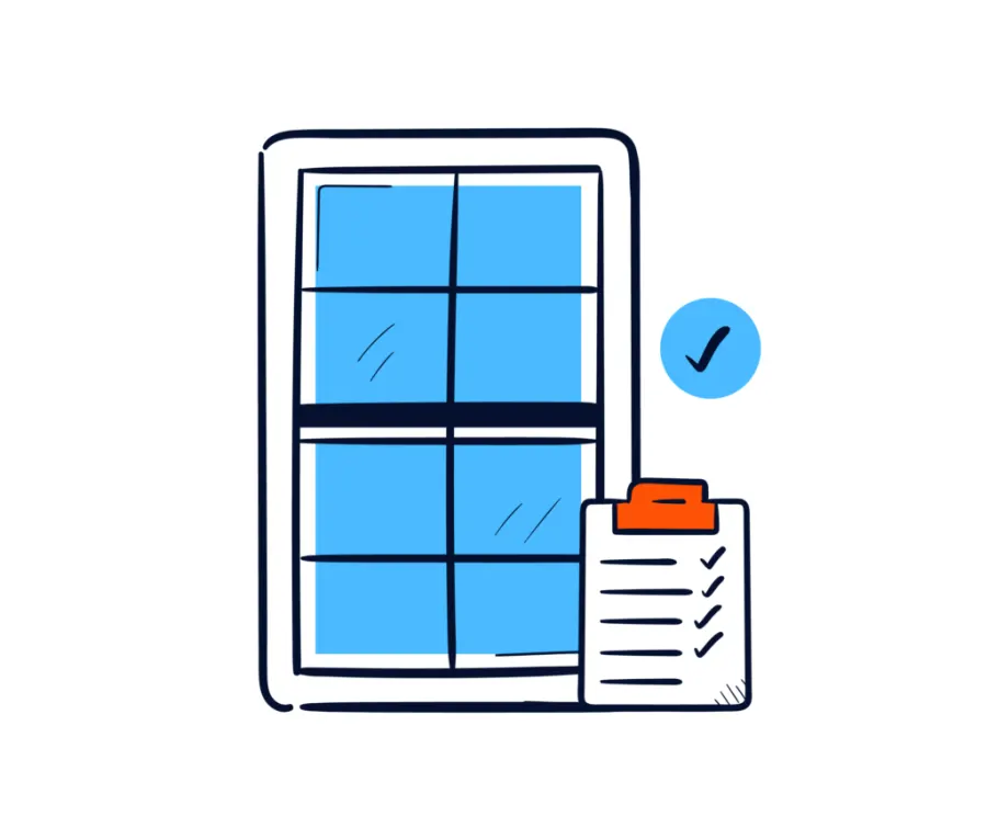 Job review process illustration