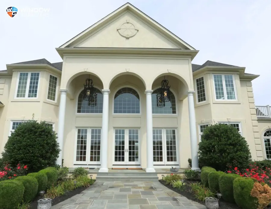 Replacement windows installed on a residential home
