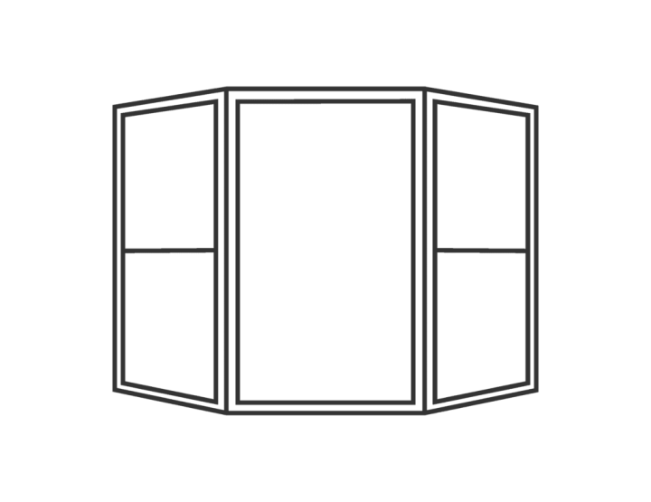Bay Window with Double Hung