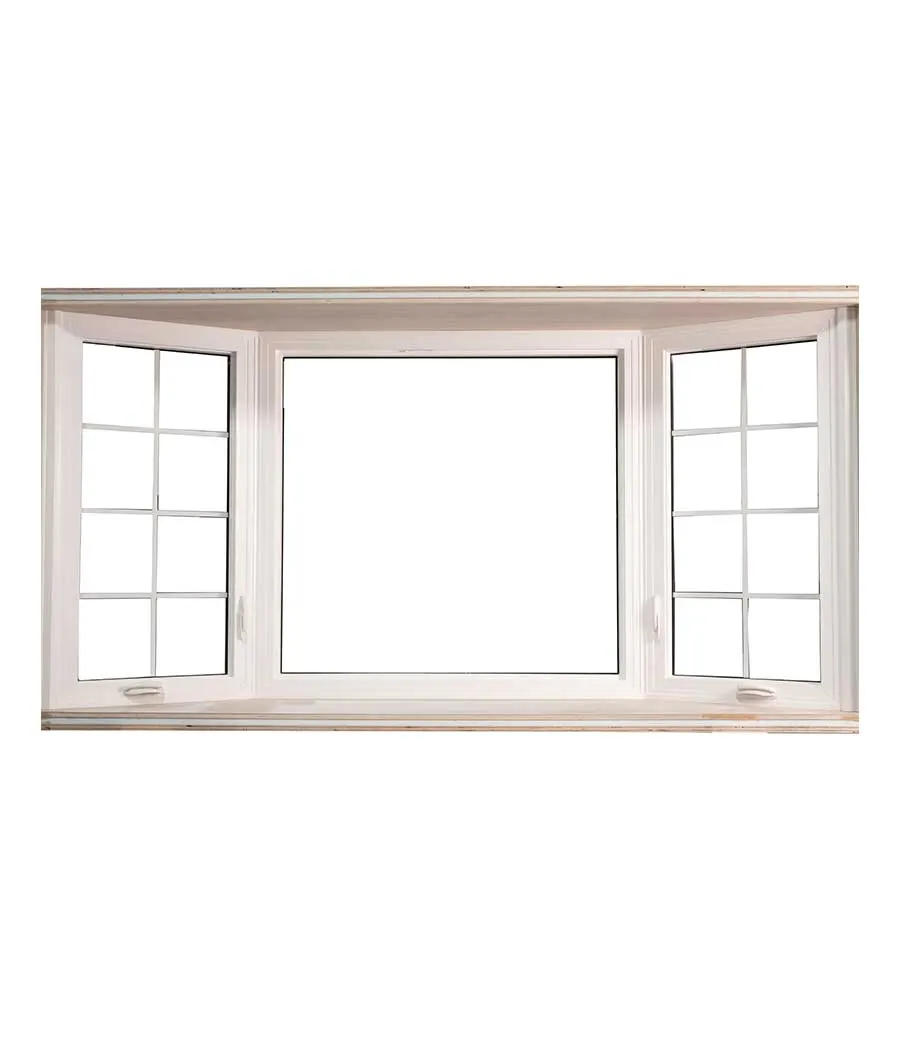 OKNA bay window with 500 Series double hung windows