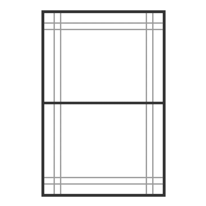 Double Hung Double Perimeter