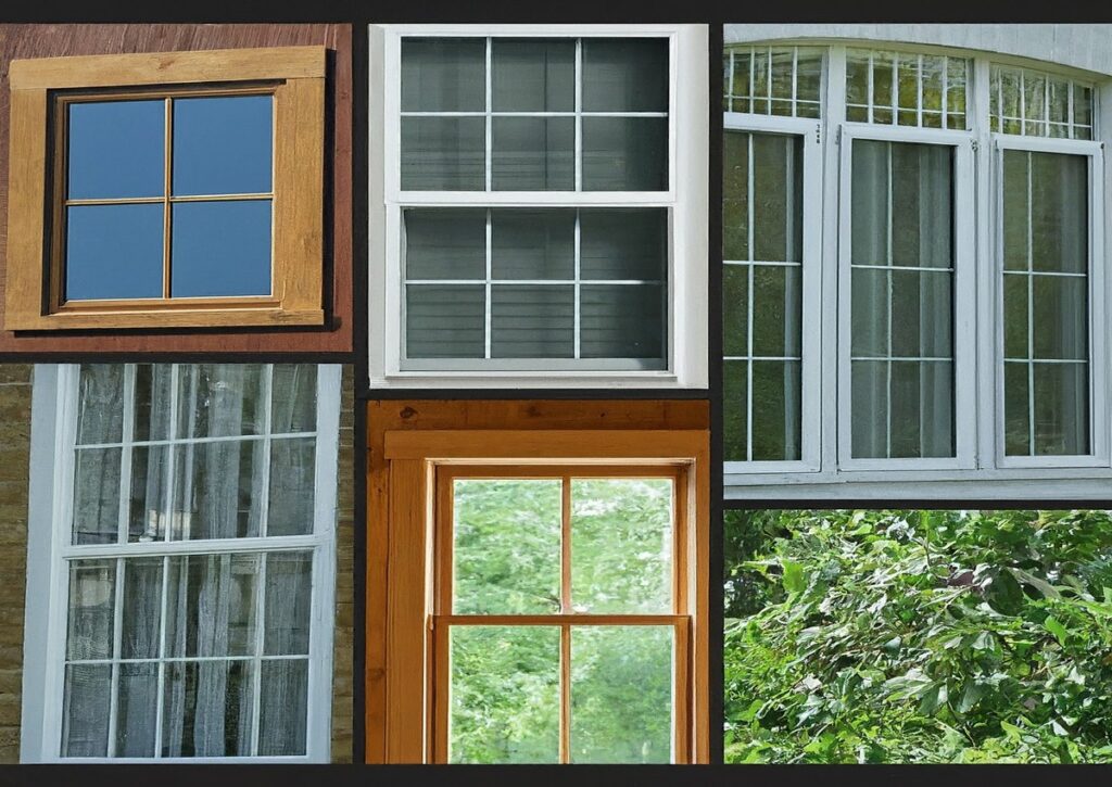 Different types of materials used for window replacement
