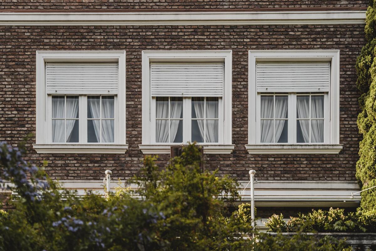 Modern exterior windows